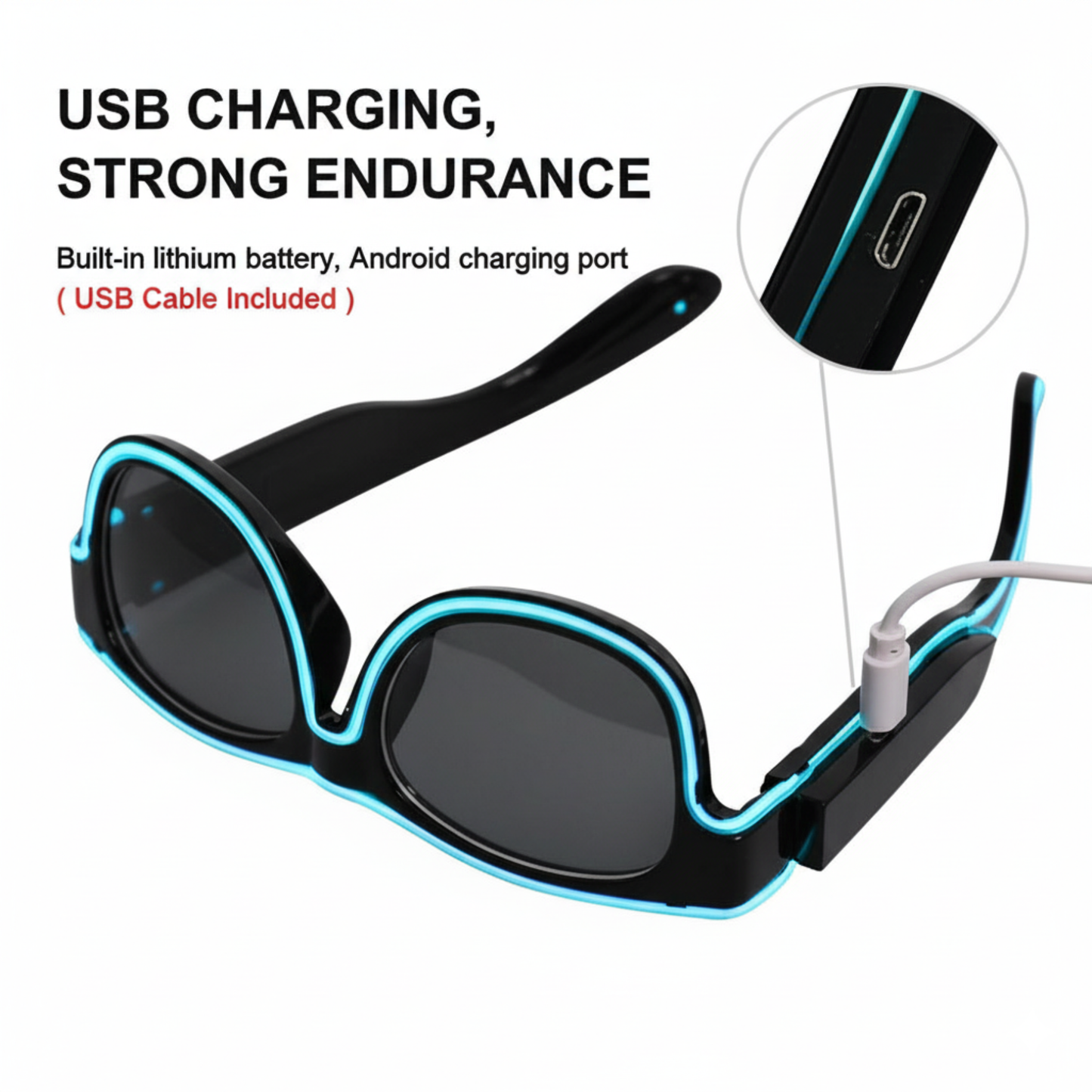 Wireless Led Glasses