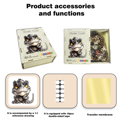 Dinosaur wooden puzzle