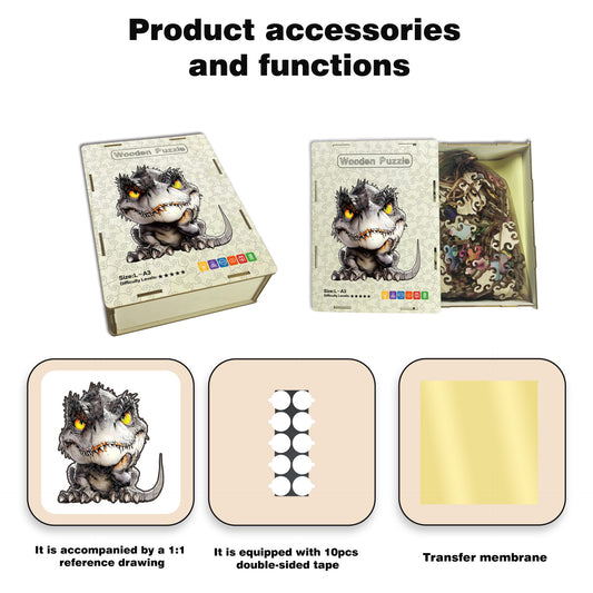 Dinosaur wooden puzzle